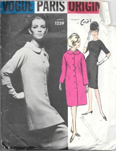 The short version of the coat is on the left.