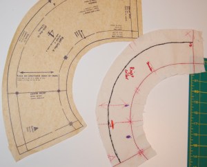 And here is the right collar section.