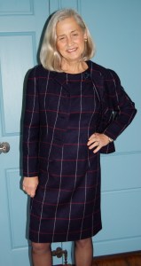 Shown with the jacket unbuttoned.