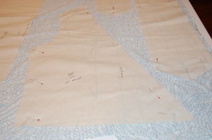 Showing a partial lay-out