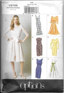 Blue taffeta:silk dress - bodice pattern