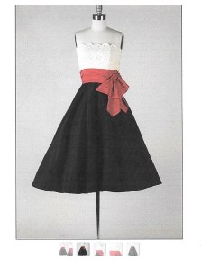 Blue taffeta:silk dress - original