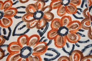 Navy, rust and brown - perfect for early Fall.