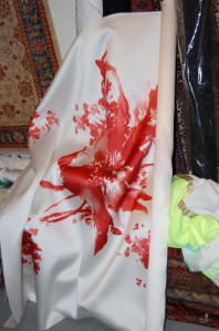 An amazing silk charmeuse . . .