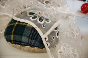 Working on that narrow binding. . . .