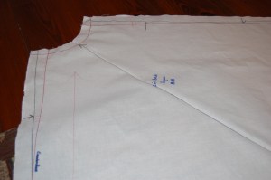 Here is a close-up, with the new straight of grain going up the middle rather than down the side.