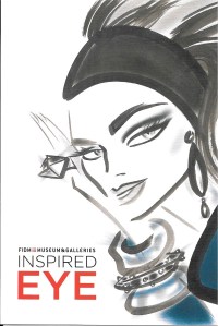 Inspired Eye is an exhibit of items from the Donald and Joan Damask Design Collection. The exhibit includes classic photographs as well as accessories and items of apparel.