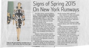 "Memorable moments included bold floral daytime dresses from Carolina Herrara..."