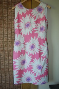 The front of the dress. No time to get photos of me in it yet, unfortunately!