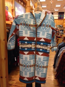 This particular coat was made for a very large lady, which just goes to show that a twin size blanket is sufficient for all sizes of coats.