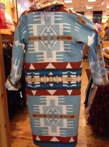 The back of the coat.