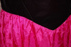 Black and pink fancy dress