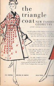 Dressmaker coats - triamgle coat #1
