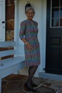 Here is the dress with its hidden lining detail.