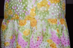 That center back seam which is picked up in the skirt.