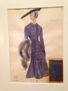 Duskin sketch - purple dress