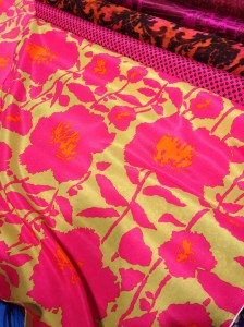 I am always drawn to pink and green.