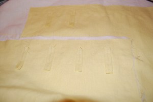 It always amazes me how long these buttonholes take to make!