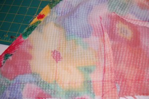 The silk organza added additional stability.