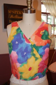 Now I wish i had left the bodice just as you see it here!