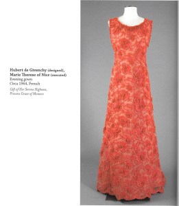 MET - coral dress, Princess Grace copy