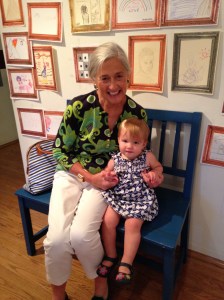 It's never too early to introduce my granddaughters to Haute Couture! Little Carolina and her big sister Aida got their first introduction to French fashion here, until they decided the Childrens' Activity Room was more fun! Many thanks to my daughter, Susanna, who kept them occupied while I Exhibit=gazed!