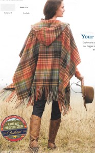 Or you could buy a hooded shawl from the catalogue.