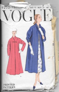 This is a 1957 pattern, but look at the belt shown on the back of the envelope, below.