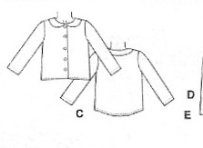 One of the nice design details is the longer shirttail back of the pajama top. This makes it easier to tuck in if desired. 