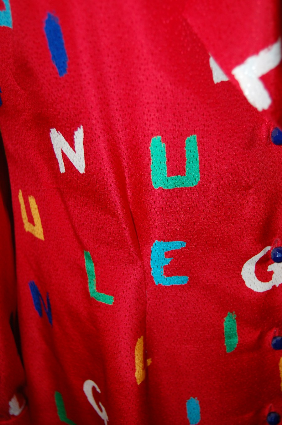 Here is a side released dart on the front of the dress.